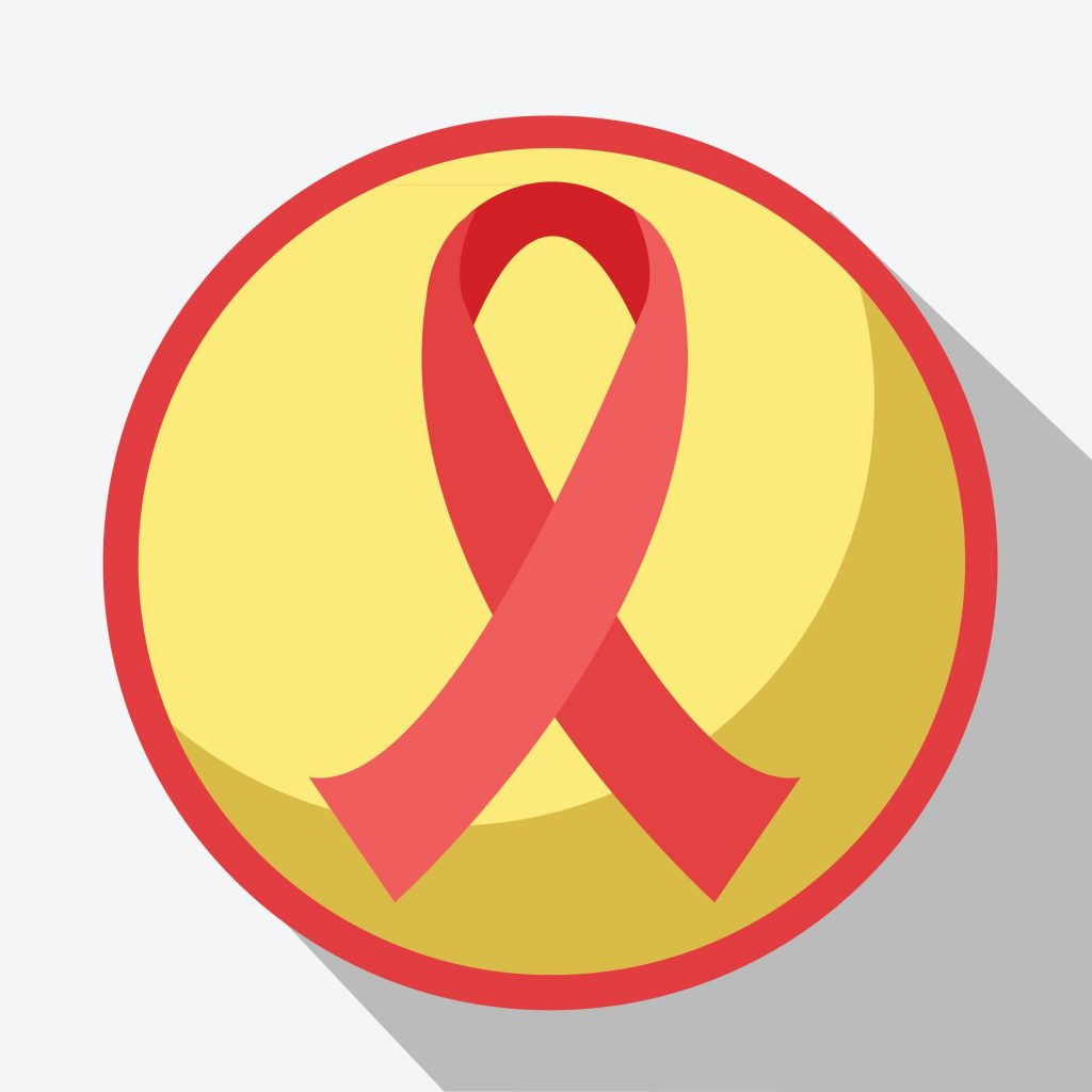 The HIV Awareness ribbon - Stigmatized