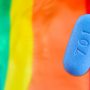 A picture of an antiretroviral pill, which gay men use to prevent the spread of HIV.